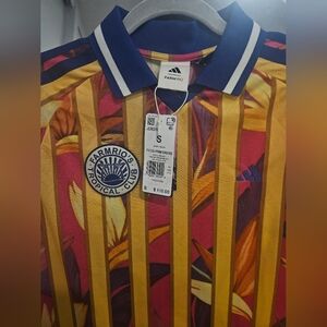 FARM RioTropical Club Shirt - Pink and Yellow